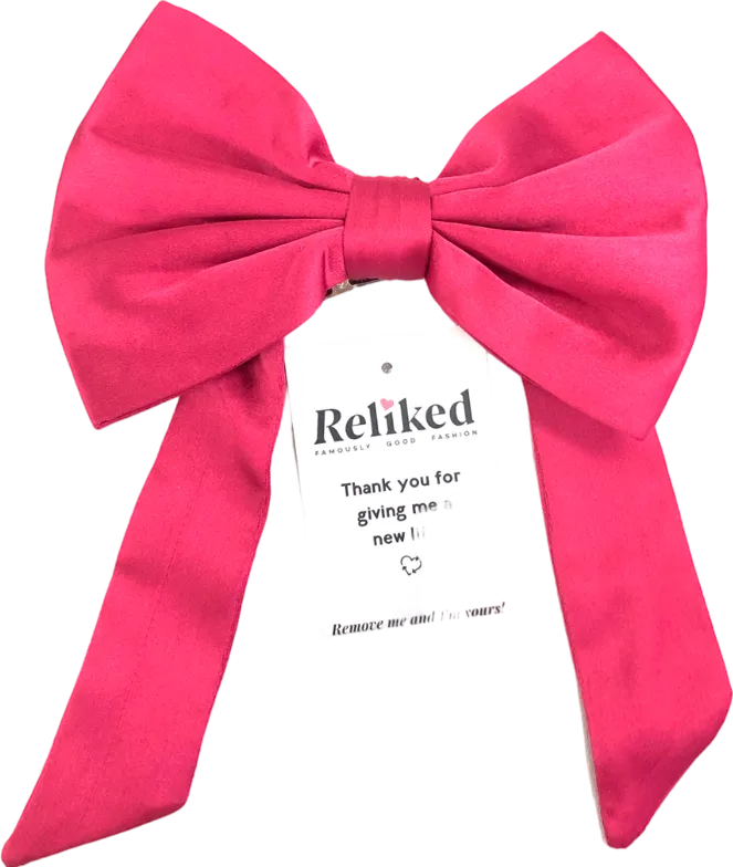 Pink Large Bow Clip One Size