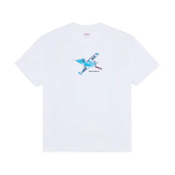 Polar Skate Co. Panter Jet T-Shirt - White