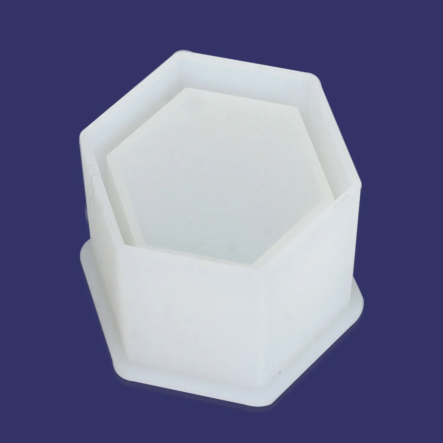 Potted Plants Silicone Mold Square Round Hexagon Shape to Choose Pot Mold Craft Mould For Home Decoration 1pcs 103189