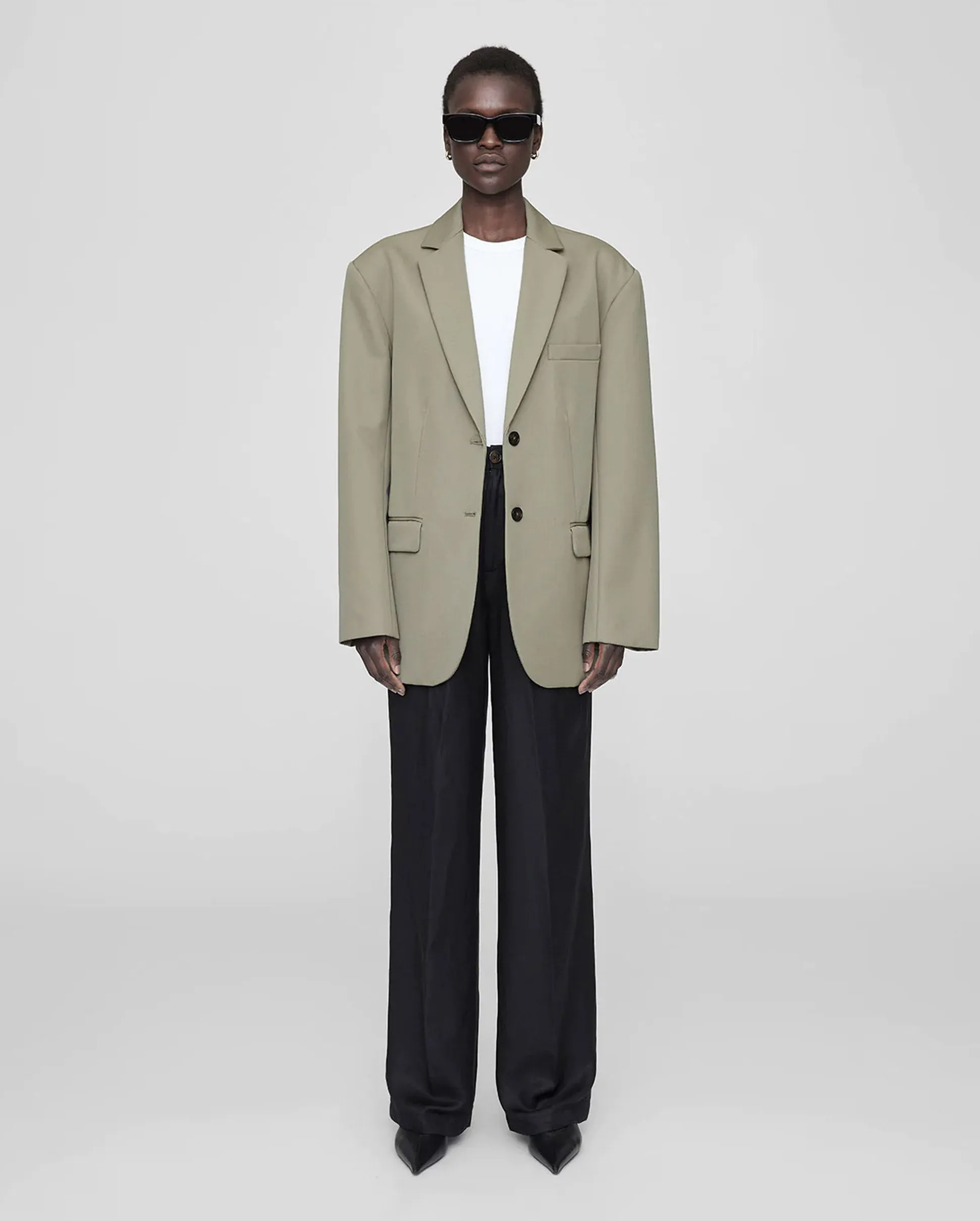 QUINN BLAZER / GREEN KHAKI