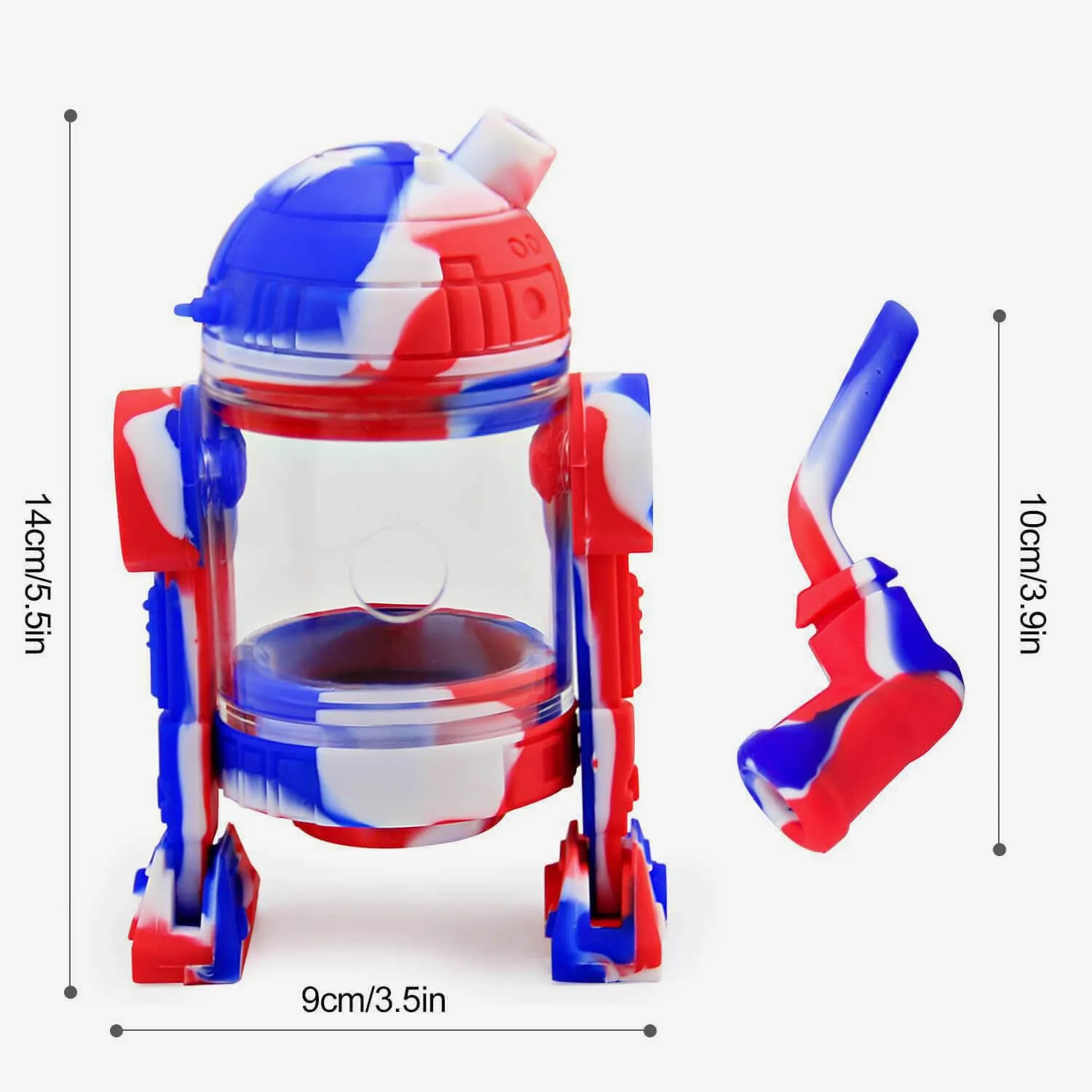 R2D2 Silicone Bubbler