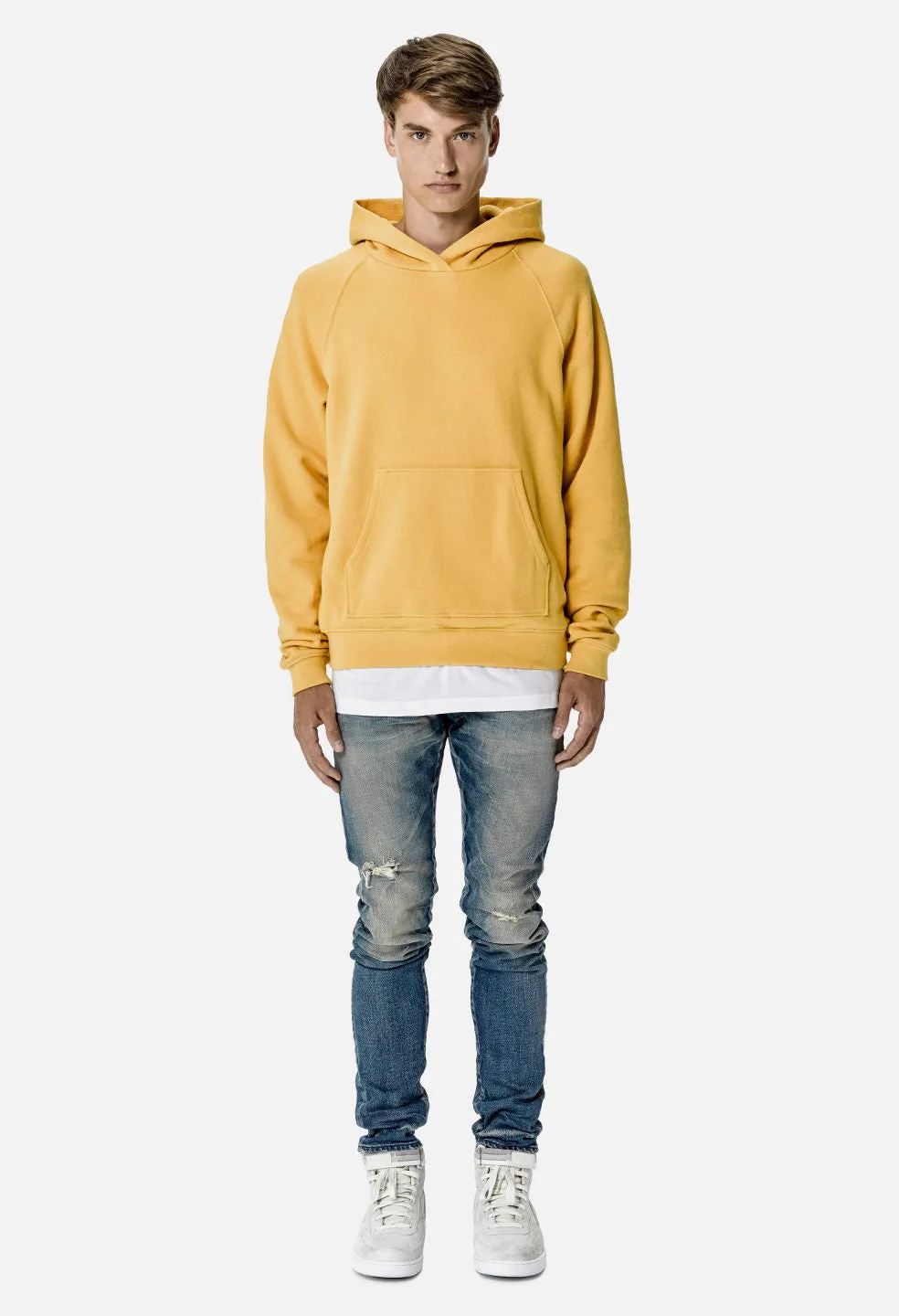 Raglan Hoodie / Mustard