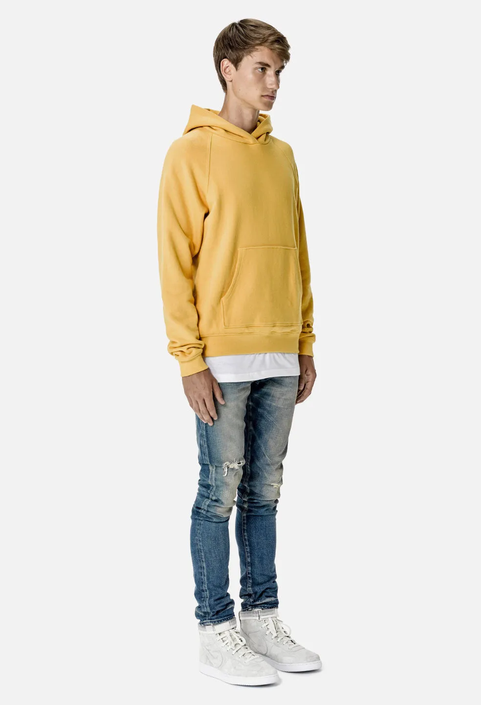 Raglan Hoodie / Mustard