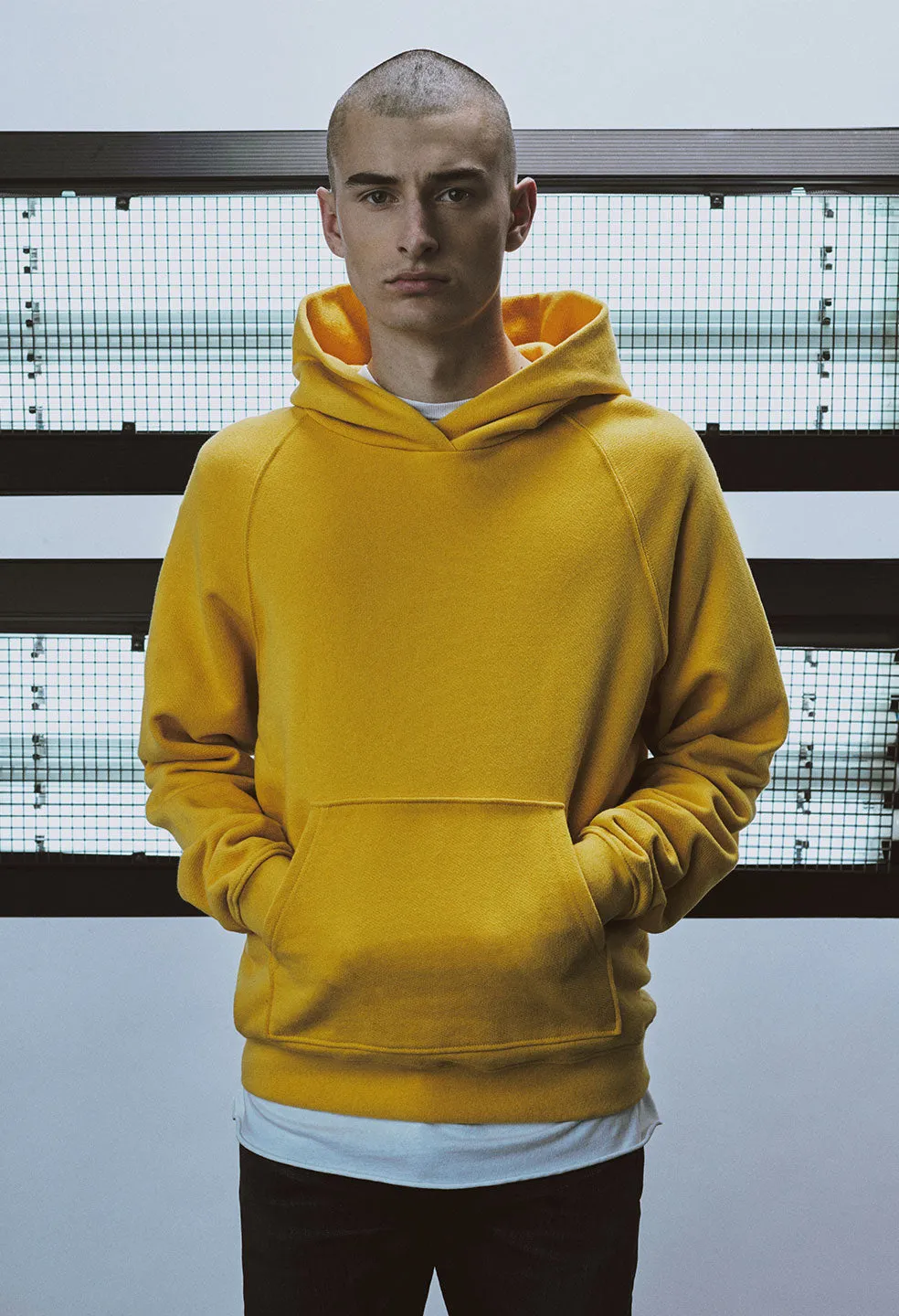 Raglan Hoodie / Mustard