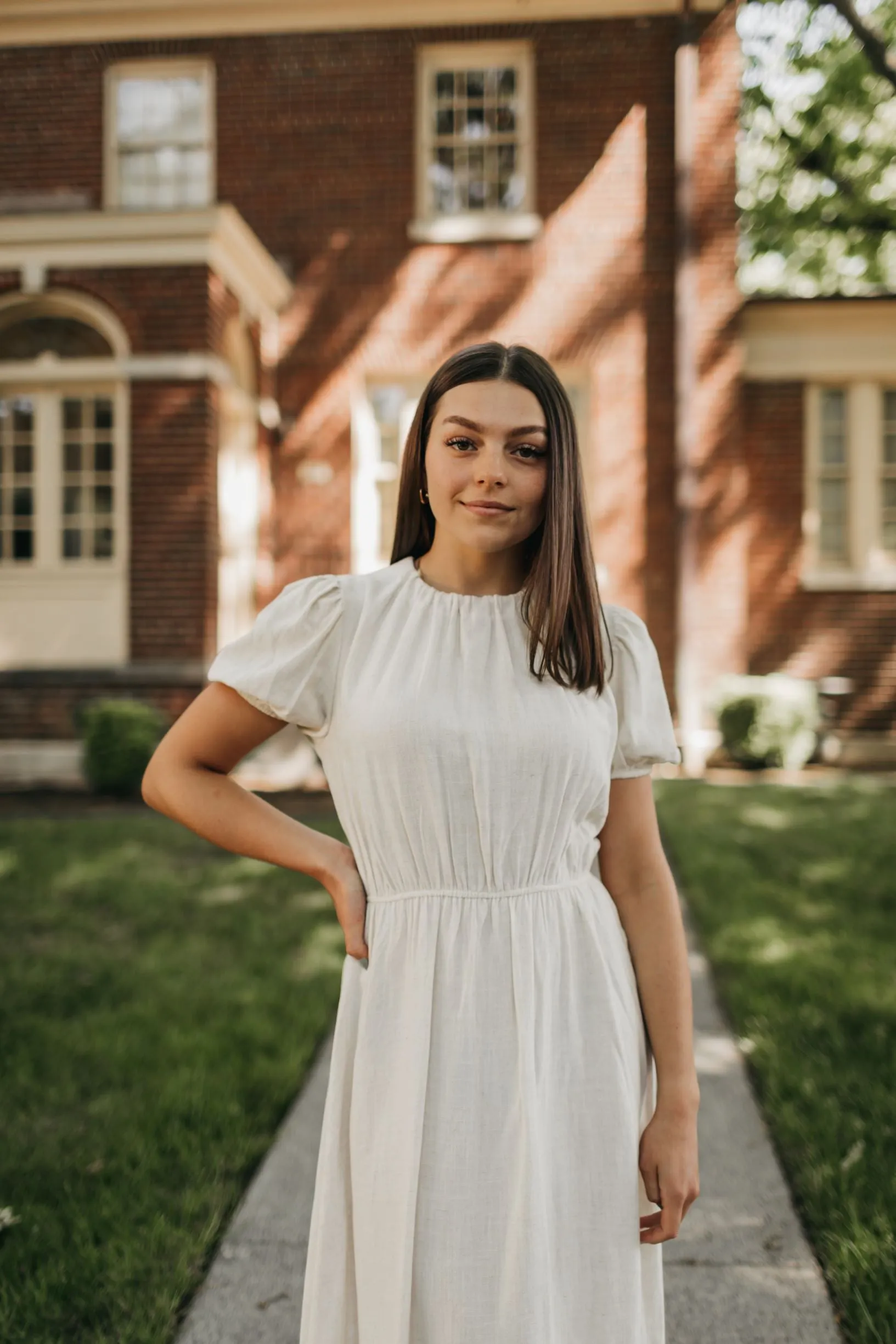 Raven Linen Midi Dress