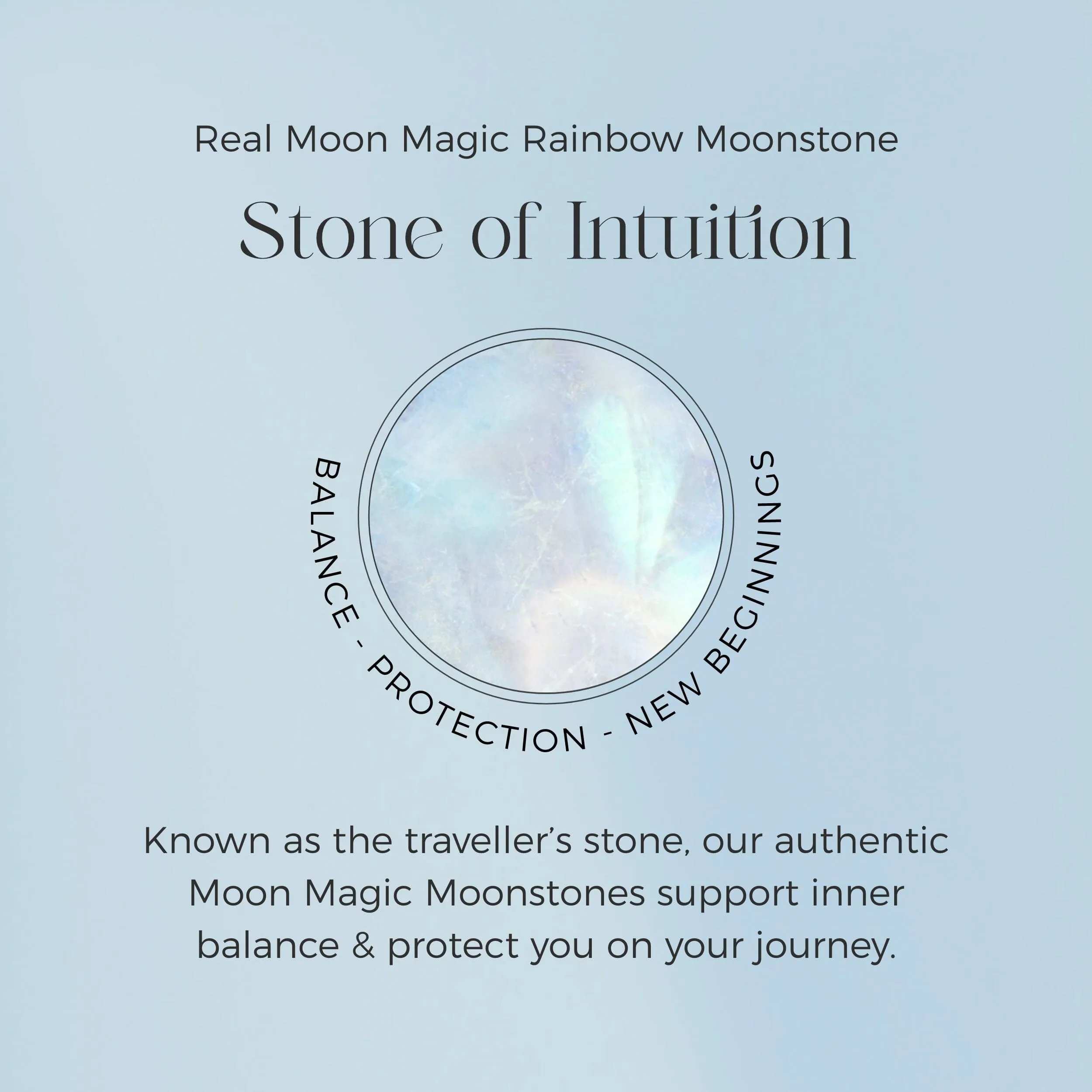 Raw Moonstone Necklace Set - Pure Power