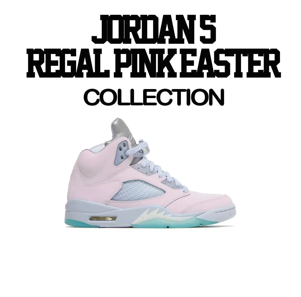 Retro 5 Regal Pink Easter Clean Pair Shirt