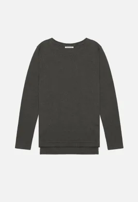 Ribbed Mercer Pullover / Alpine