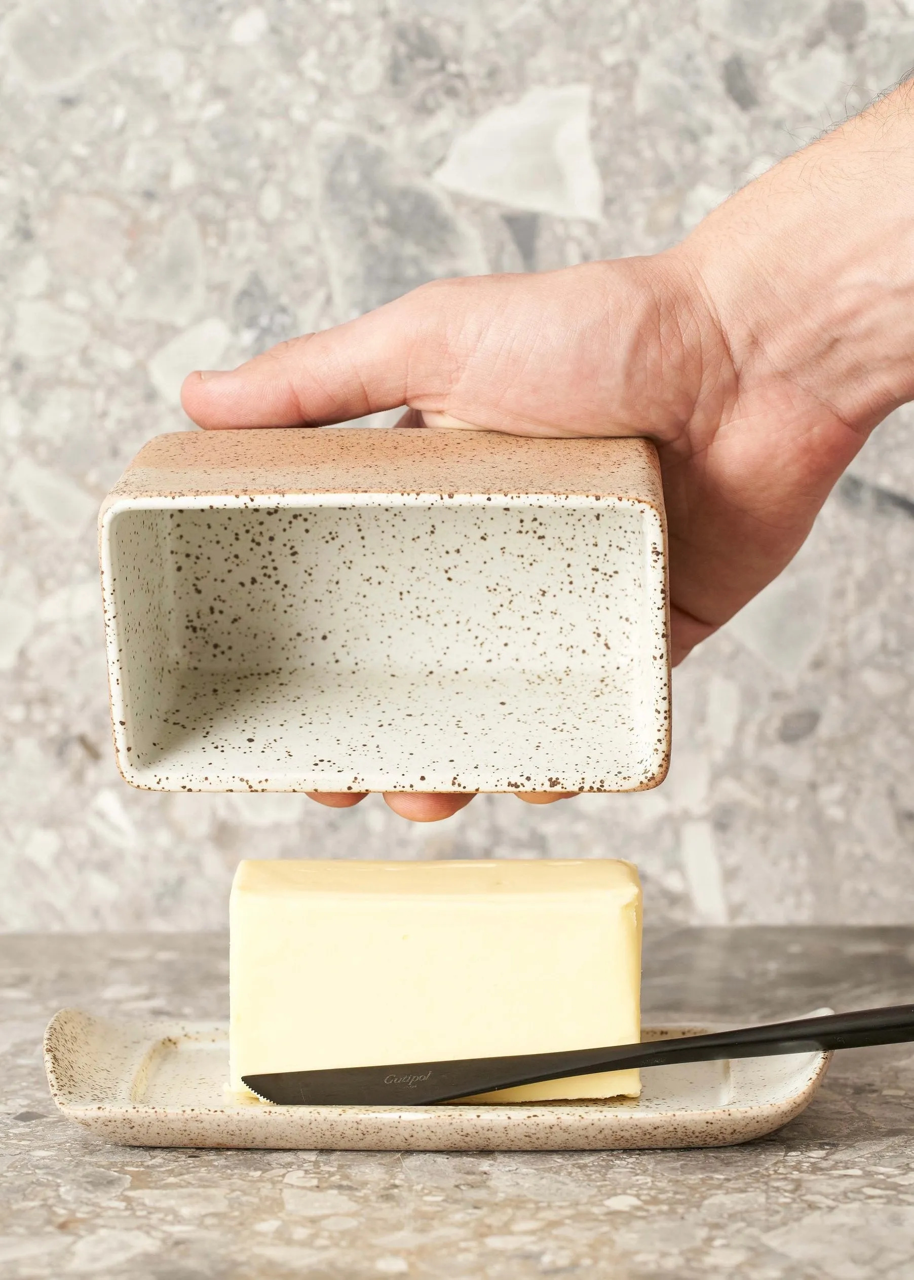 Robert Gordon Stoneware Butter Dish