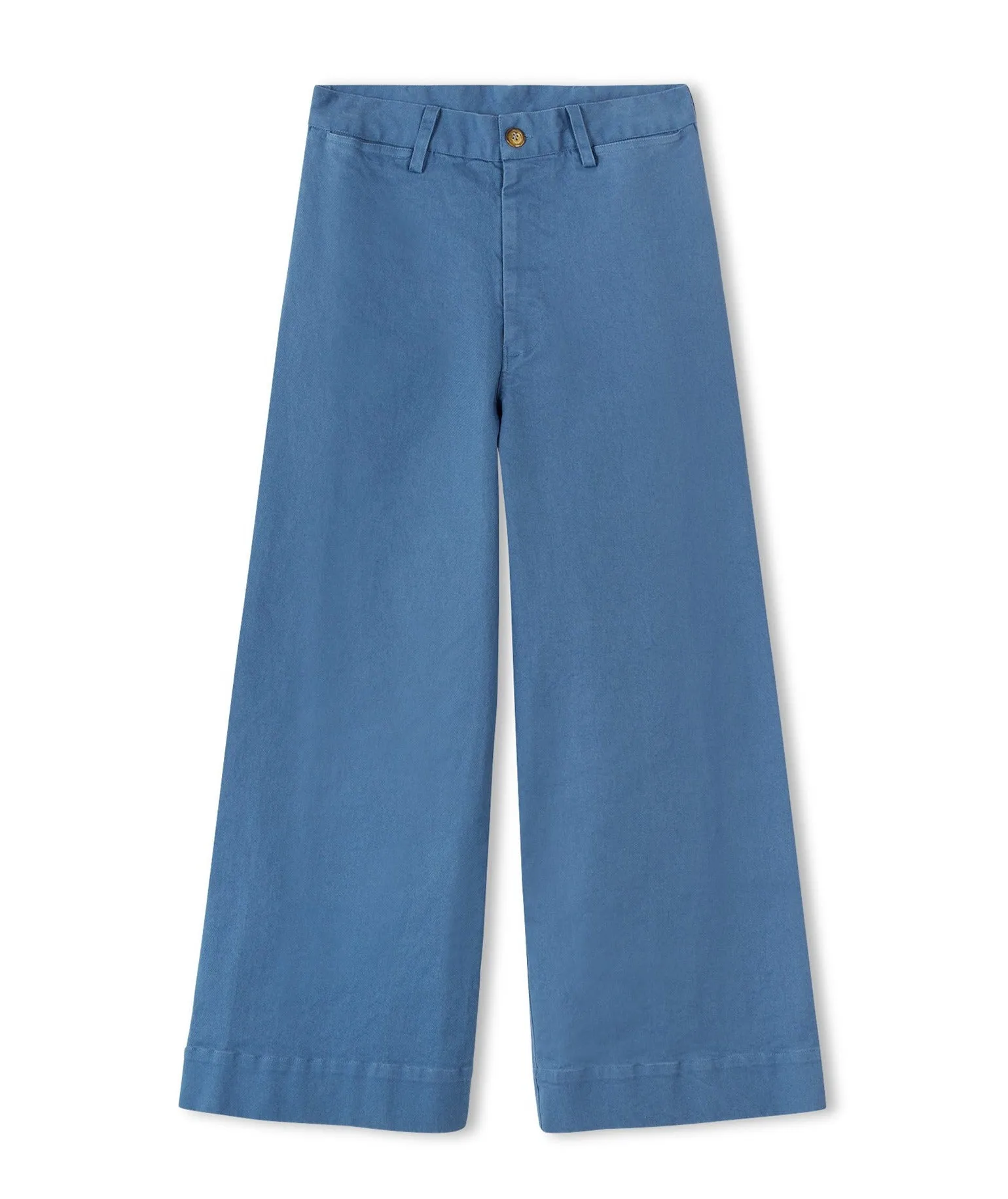 Sailor faded denim cotton pant