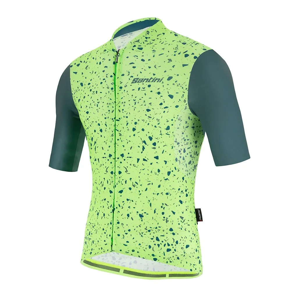 Santini Delta Pietra Jersey - Military Green