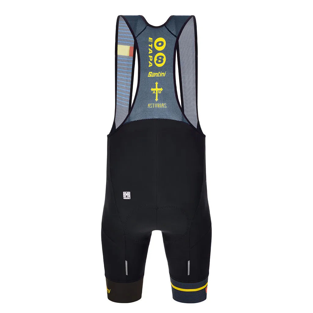 Santini La Vuelta Asturias Bibshorts - Black