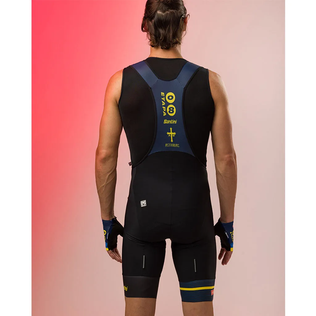 Santini La Vuelta Asturias Bibshorts - Black