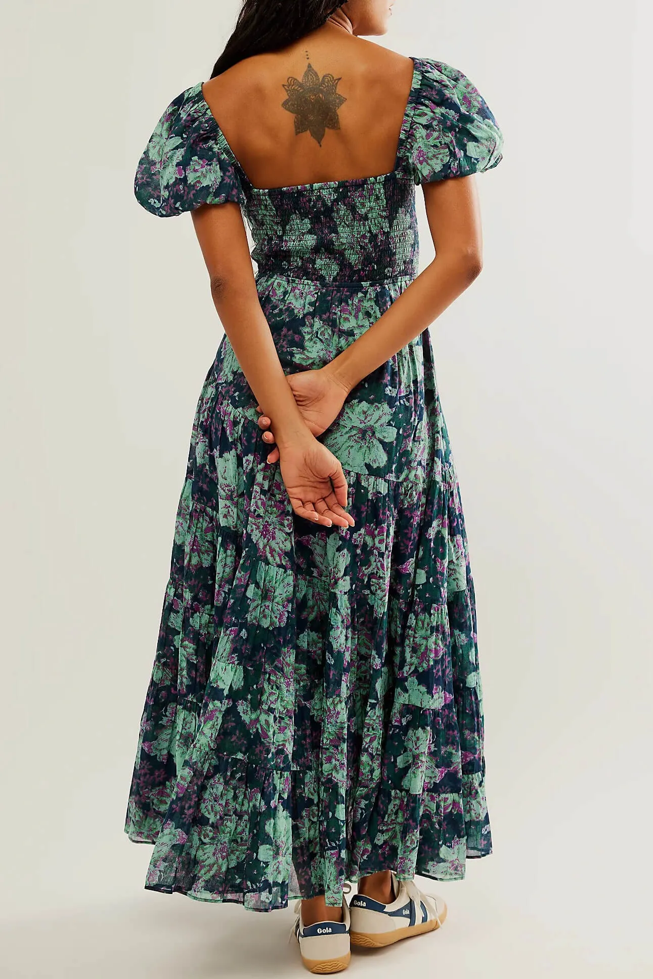 Short Sleeve Sundrenched Maxi