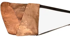 Shoulder Bag Reverse  |  over dye bison