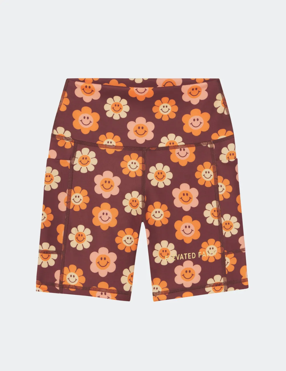 Smiley Flower Biker Short