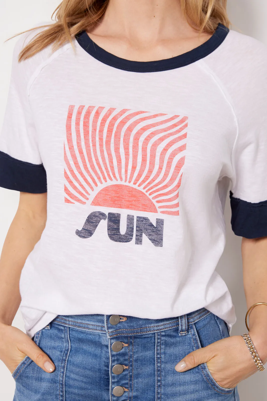 Sun Varsity Tee