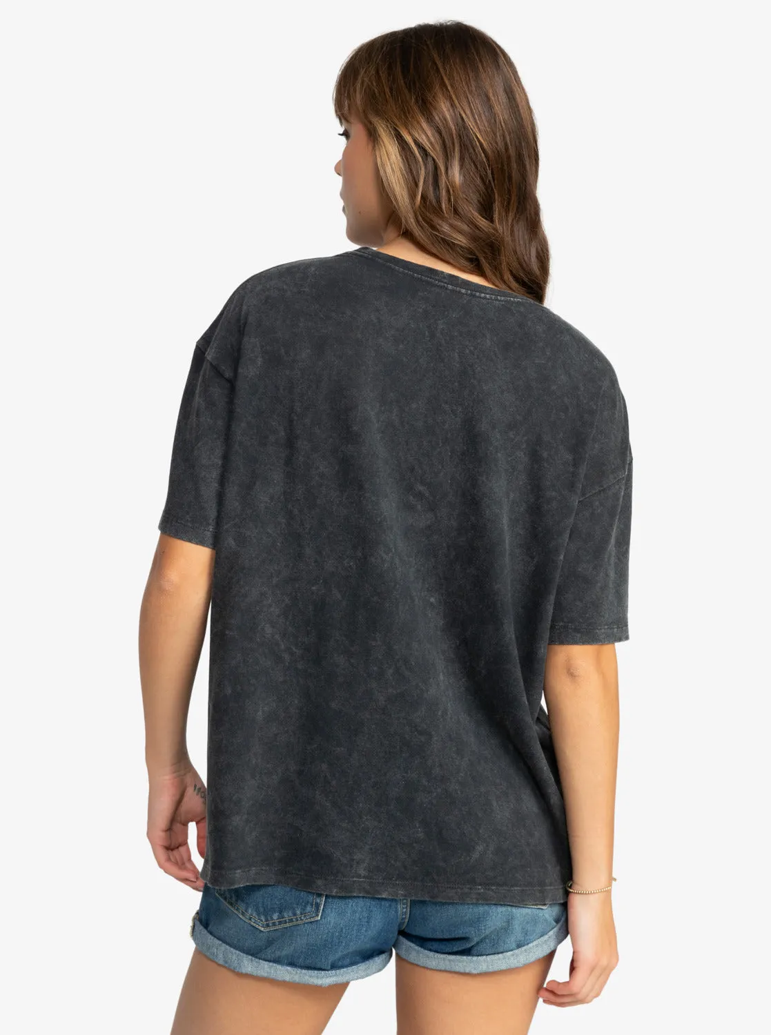 Sunny Days Washed Oversized T-Shirt - Anthracite