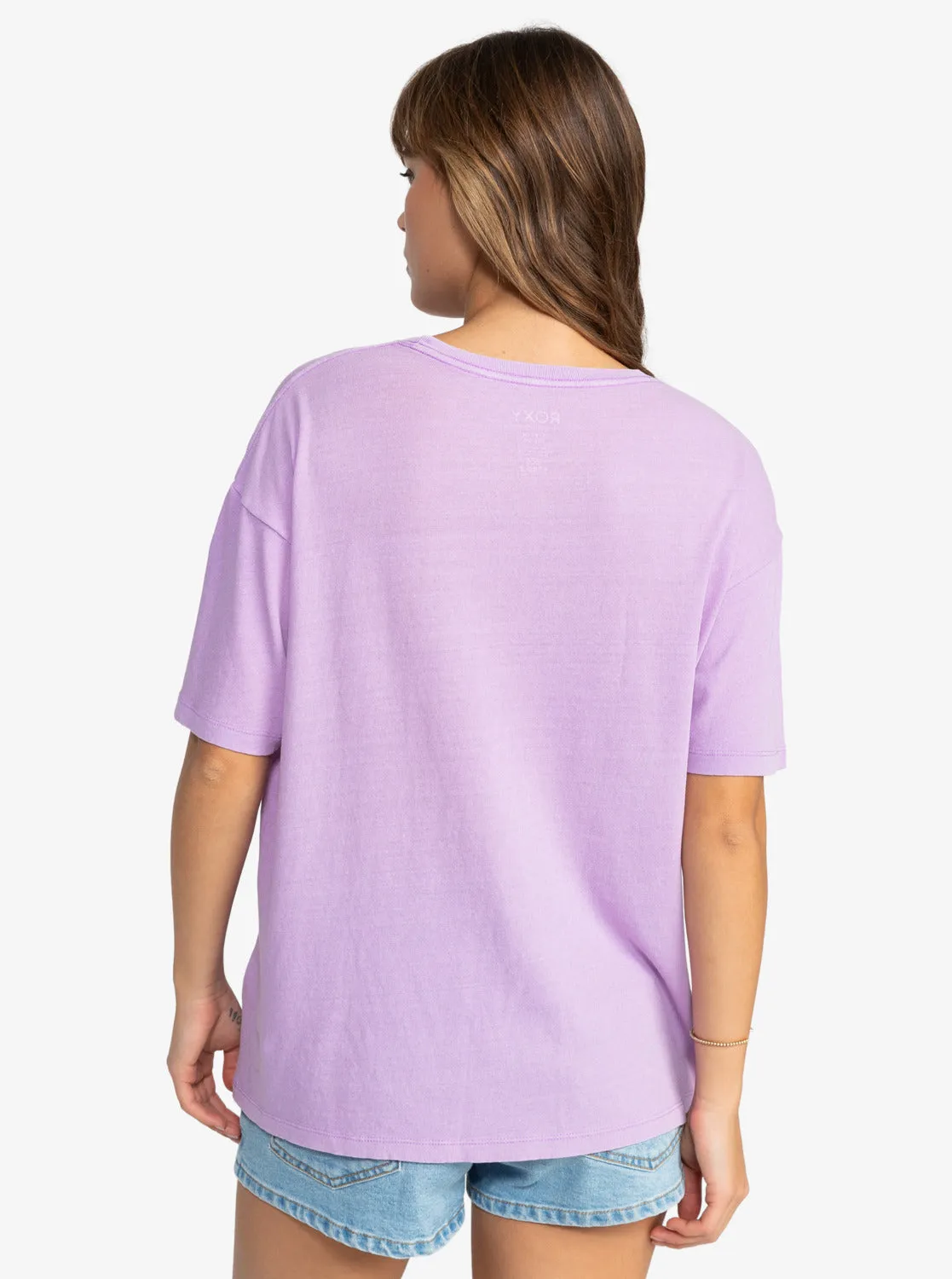 Sunny Days Washed Oversized T-Shirt - Crocus Petal