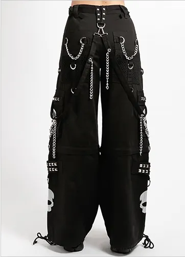 SUPER SKULL PANT SILVER REFLECTIVE SKULL