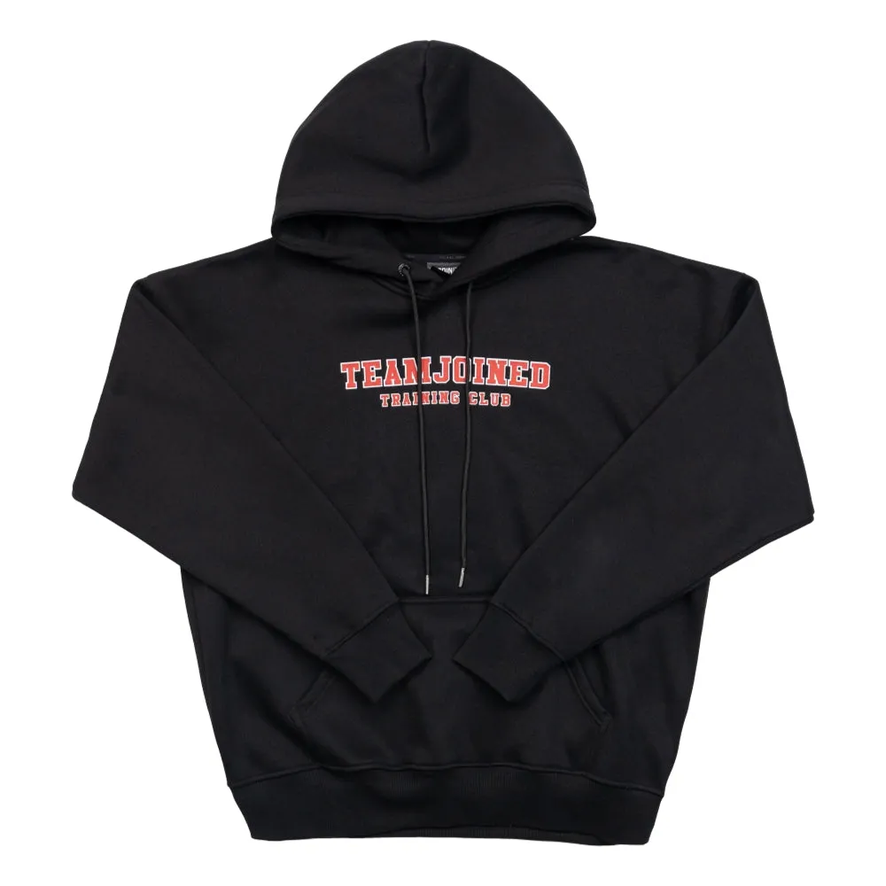 TEAMJOINED TJTC OS LAYOUT OVERSIZED HOODIE-BLACK