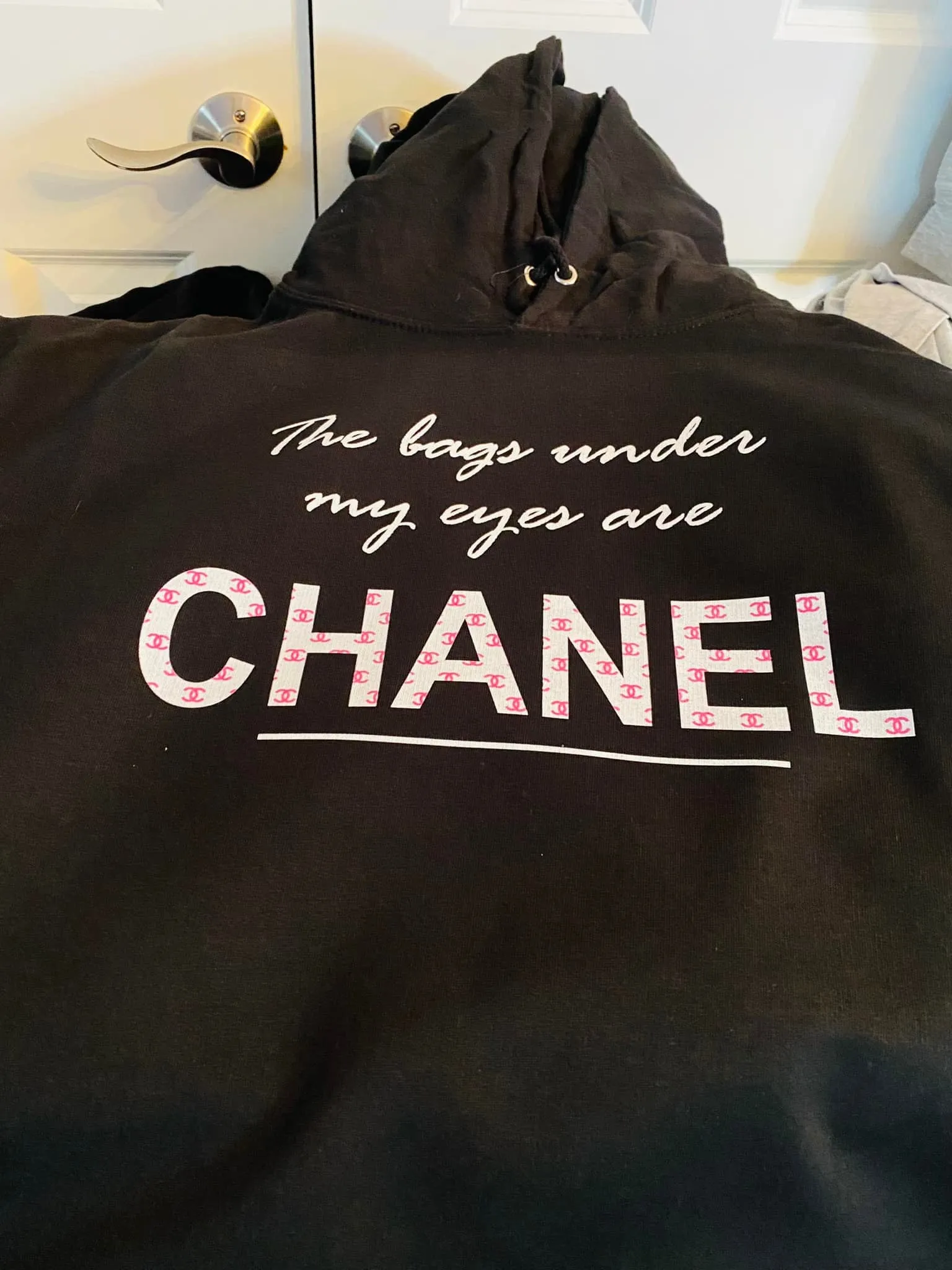 The Bags Under My Eyes Are CHANEL - DTG Hoodie