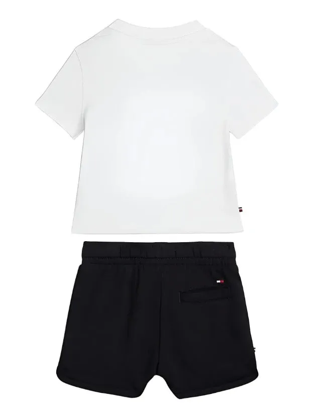 Tommy Hilfiger Logo Tee/Short Set Baby