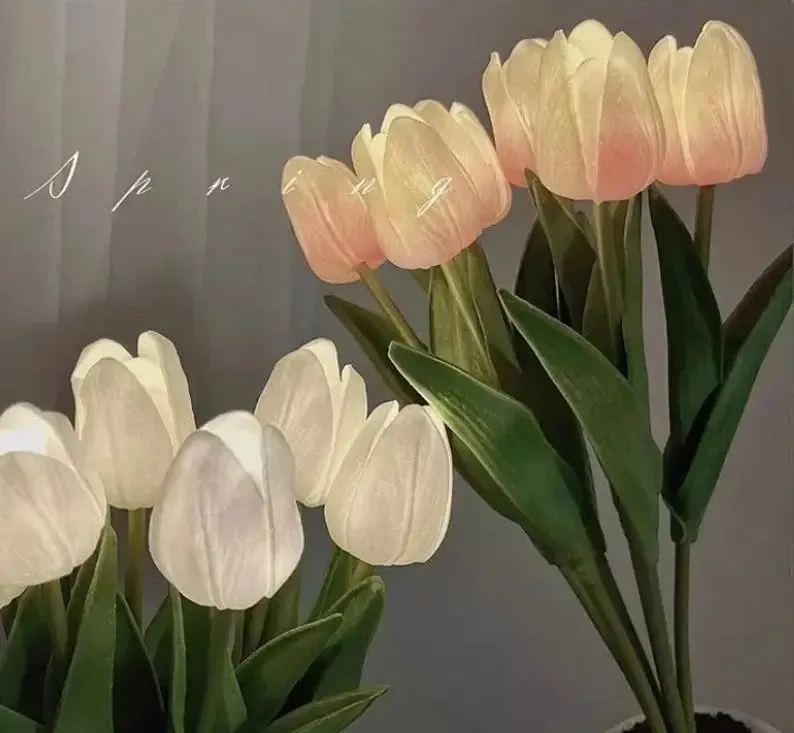 Tulip Lamp Night Light 6 PCS LED - Moon