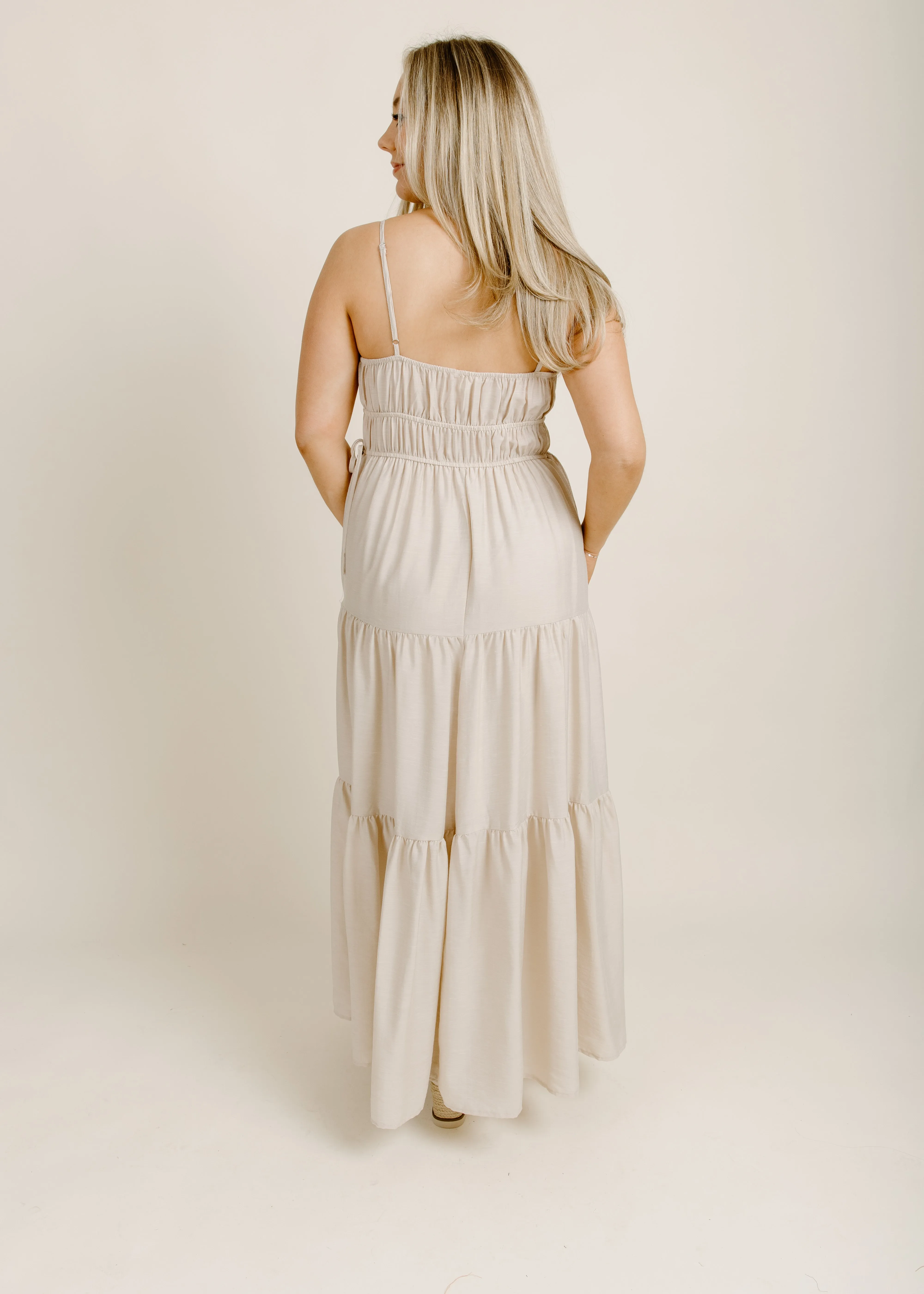 Waverly Midi Dress - Oat