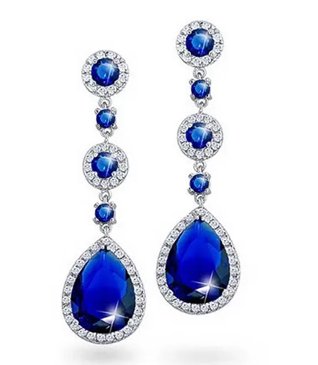 Women's Fashion CZ Bridal Wedding Earring