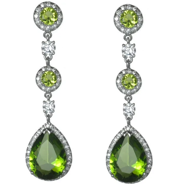 Women's Fashion CZ Bridal Wedding Earring