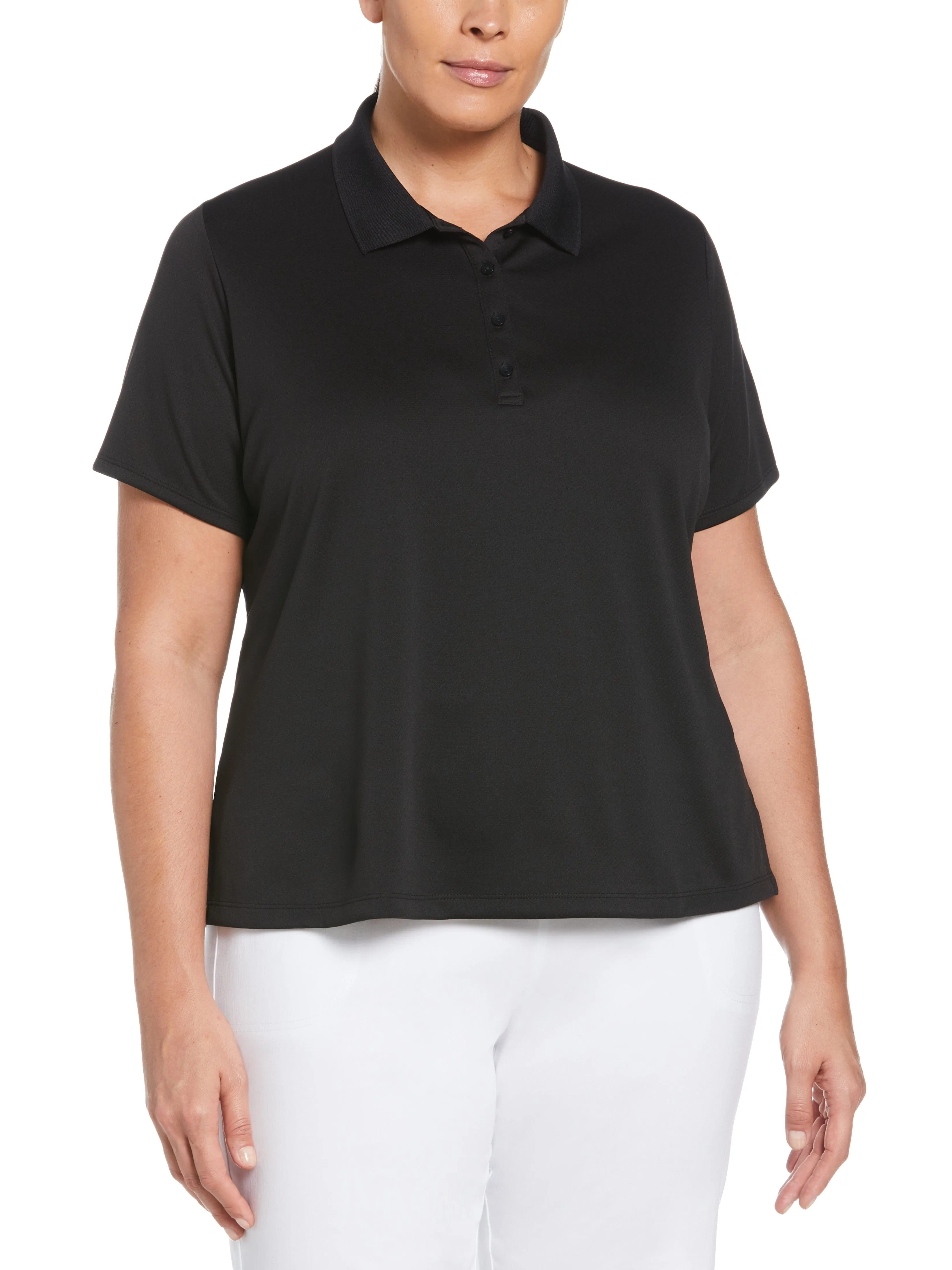 Womens Plus Swing Tech Polo