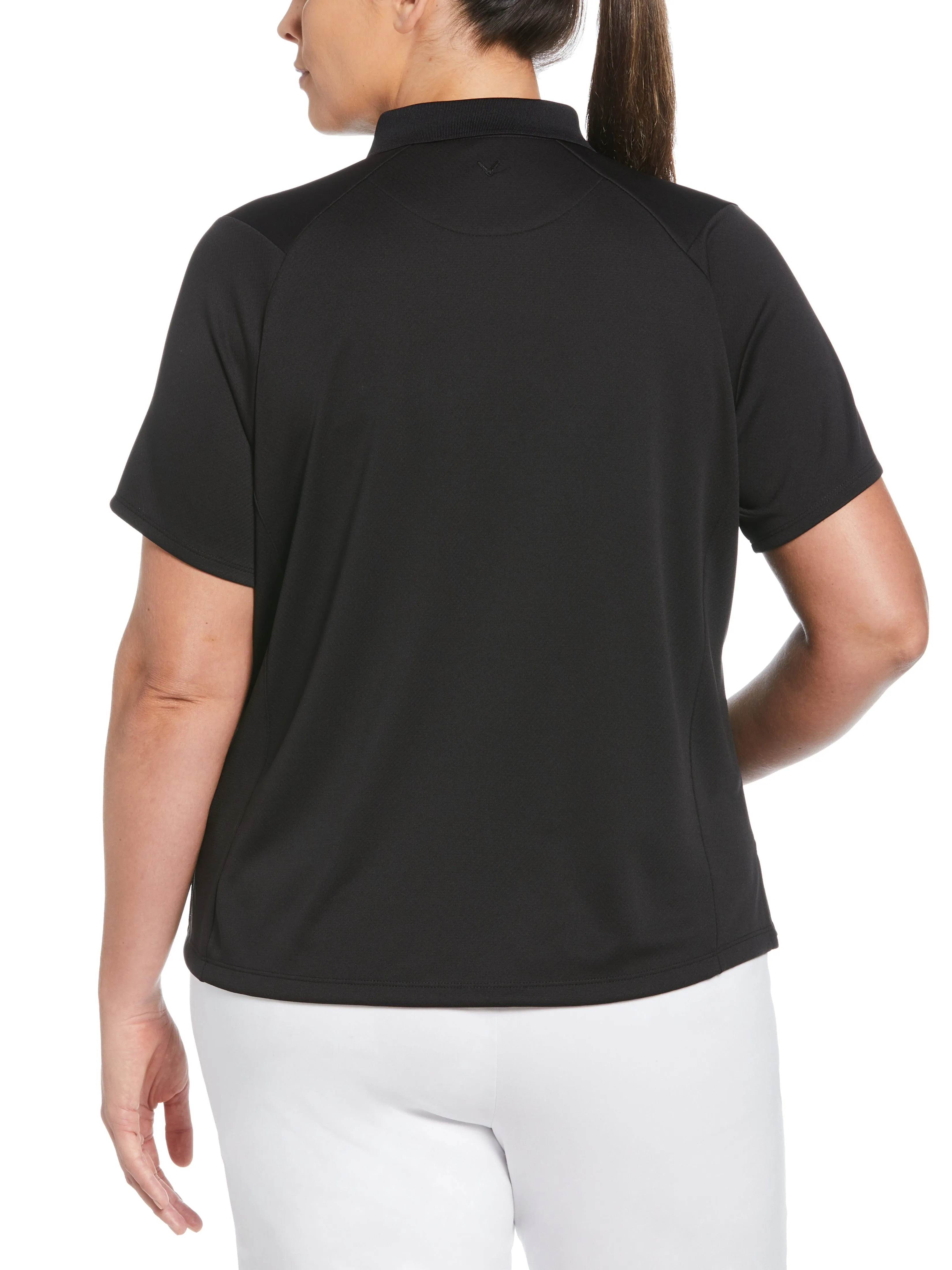 Womens Plus Swing Tech Polo