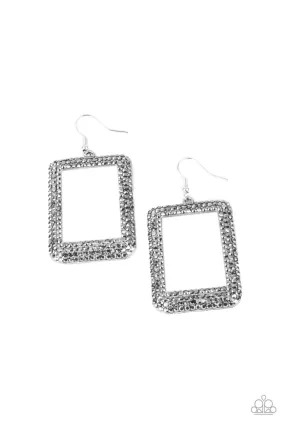 World FRAME-ous Silver-Earrings