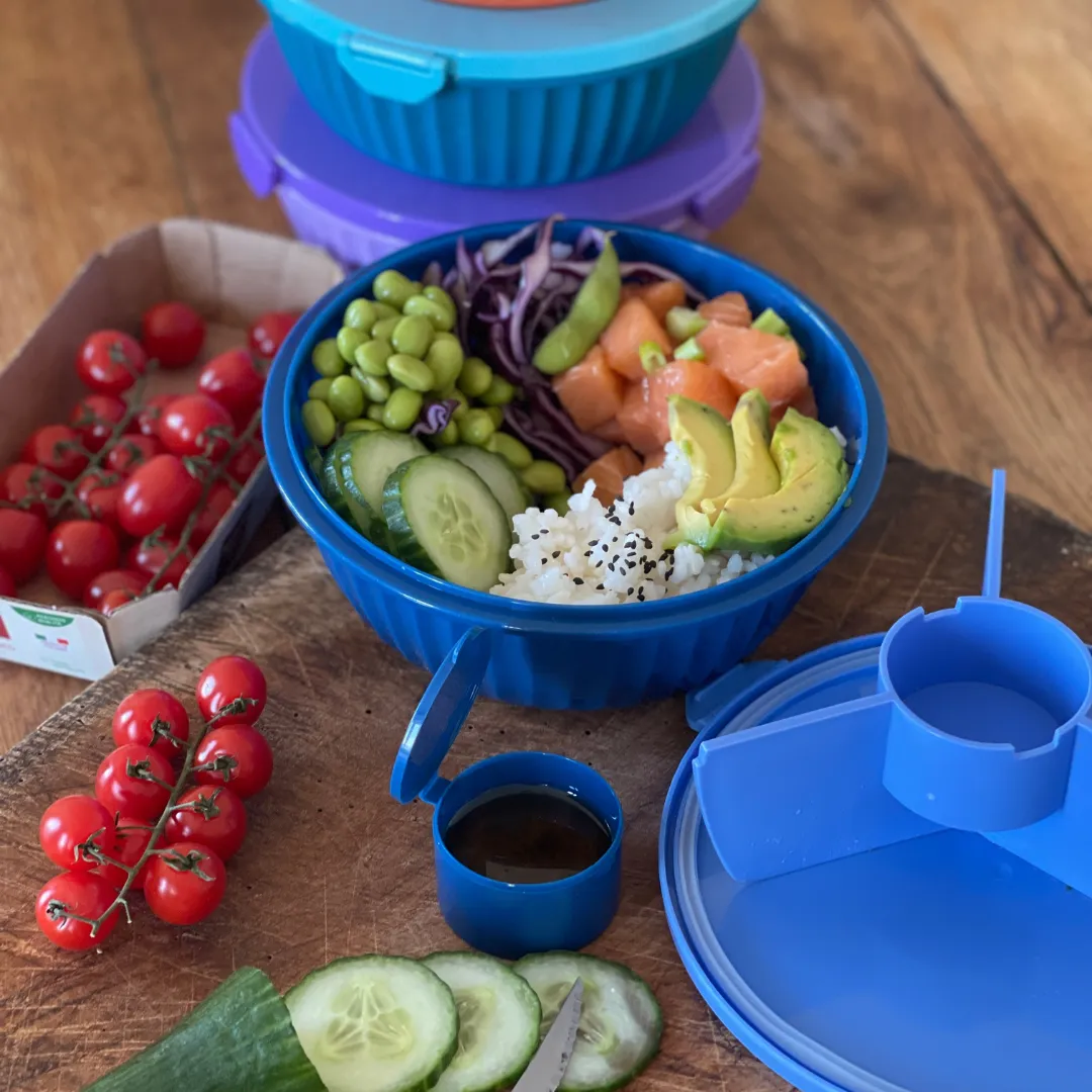 Yumbox Hawaii Blue Poke Bowl