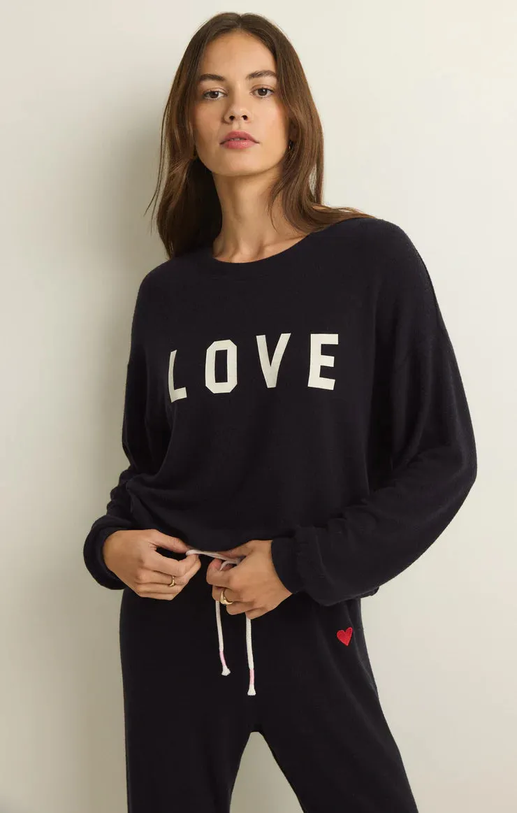 Z Supply ‘Team Love Ls Top’