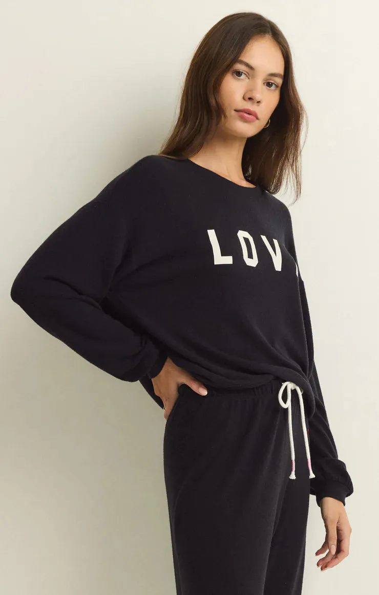 Z Supply ‘Team Love Ls Top’