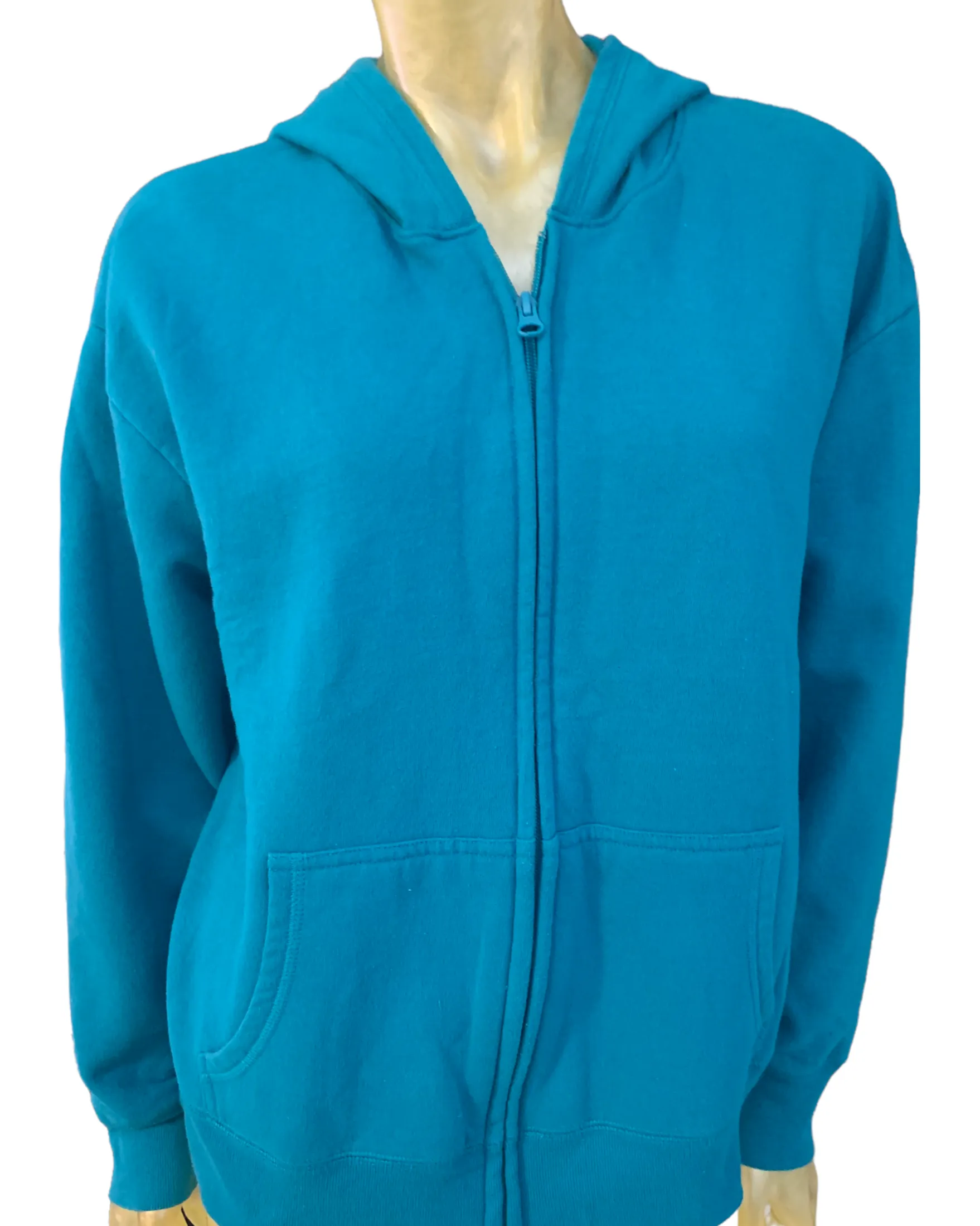 Zip-up hooded sweater